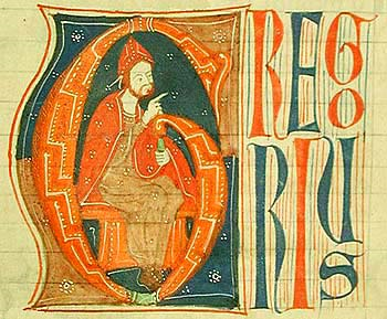 Le Pape Grégoire IX -manuscrit du XIIIe siècle